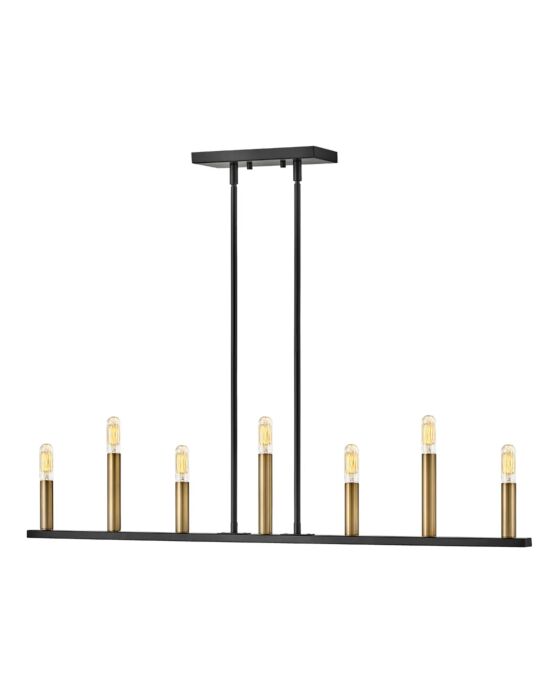 Lazlo Large Seven Light Linear Chandelier